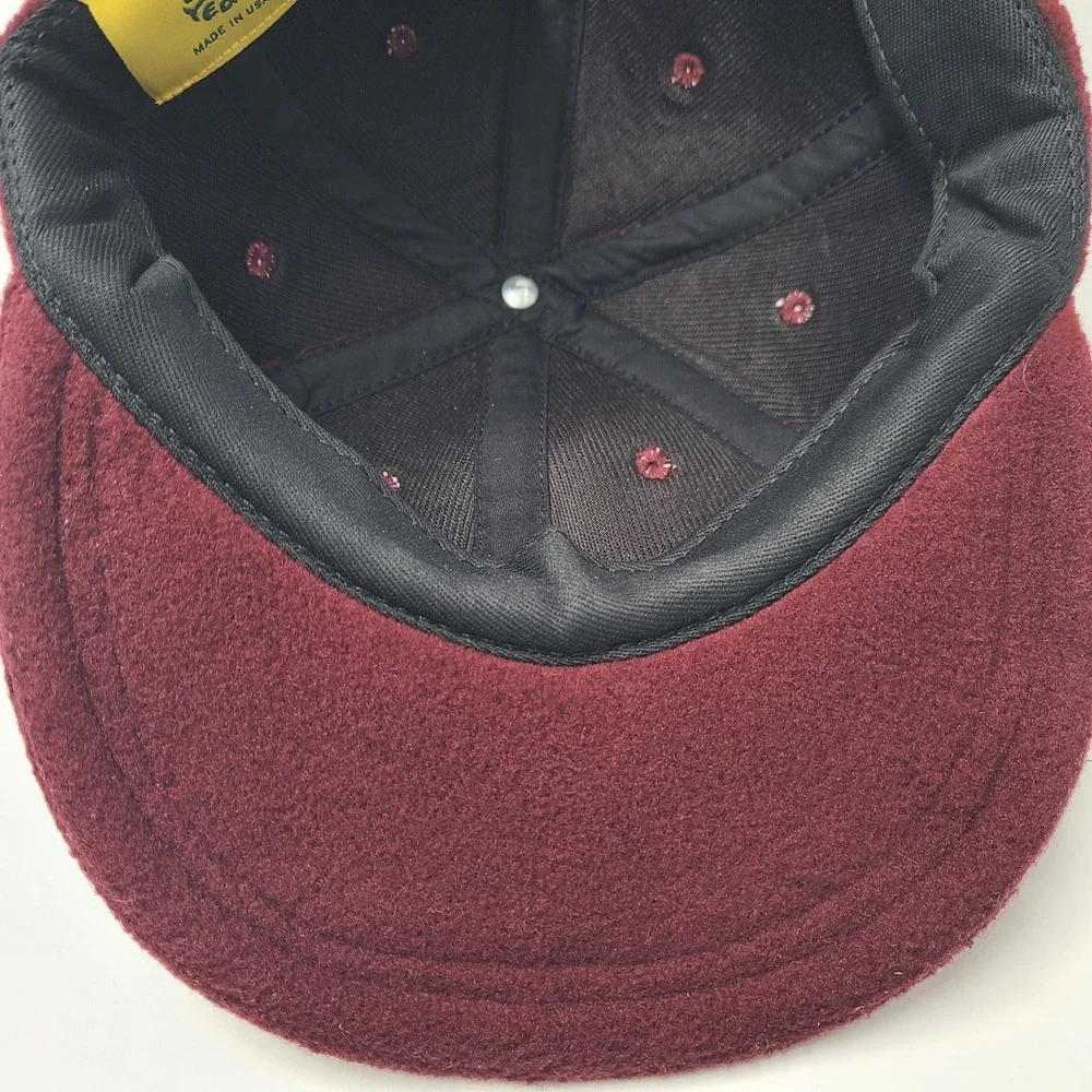 Lite Year Hat Strapback Maroon Fleece Streetwear Skate Skateboard Casual‎ Men